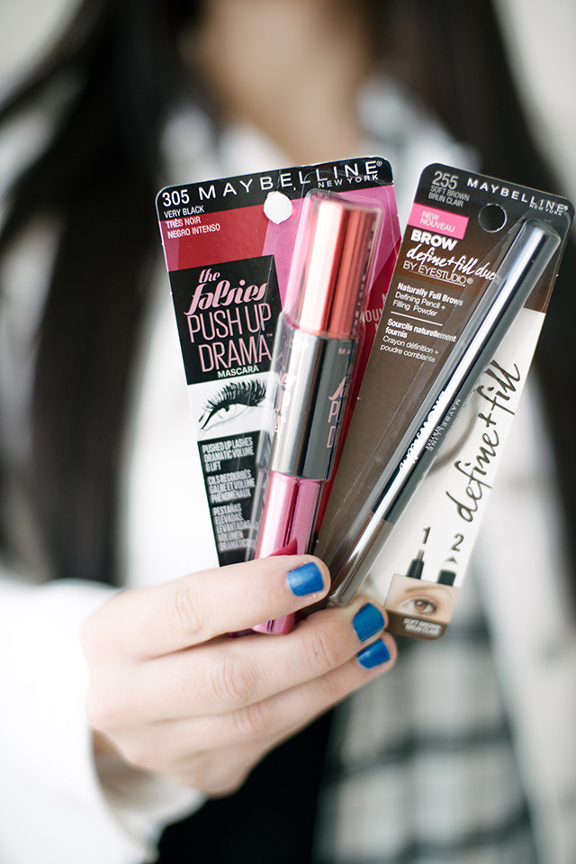 Maybelline falsies mascara and eyebrow pencil