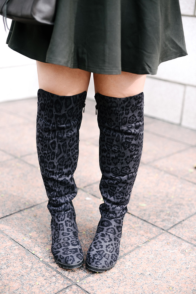 Leopard Print Boots