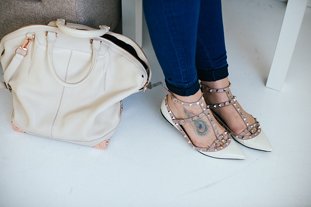 Valentino Rockstud Flats