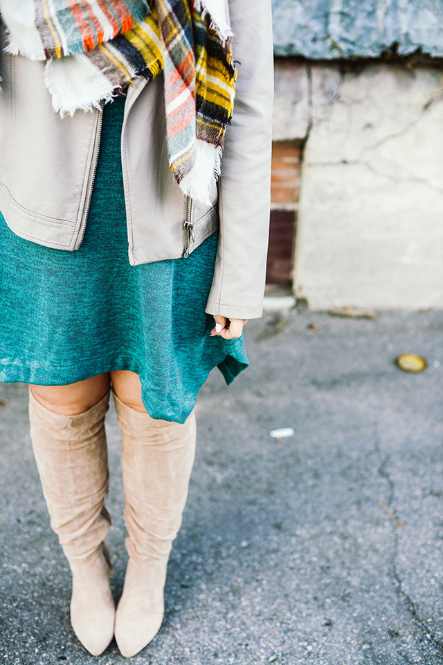 Forever 21 Taupe Leather Jacket