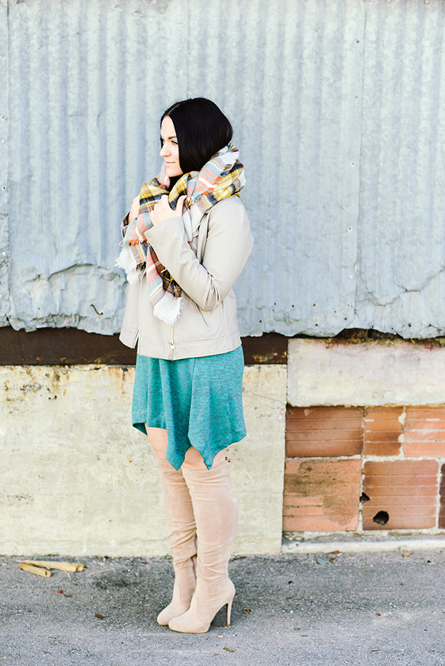 Green Sweater Dress