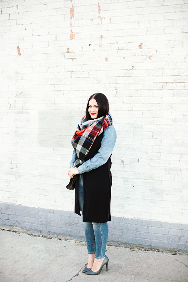 Blanket Scarf Outfit