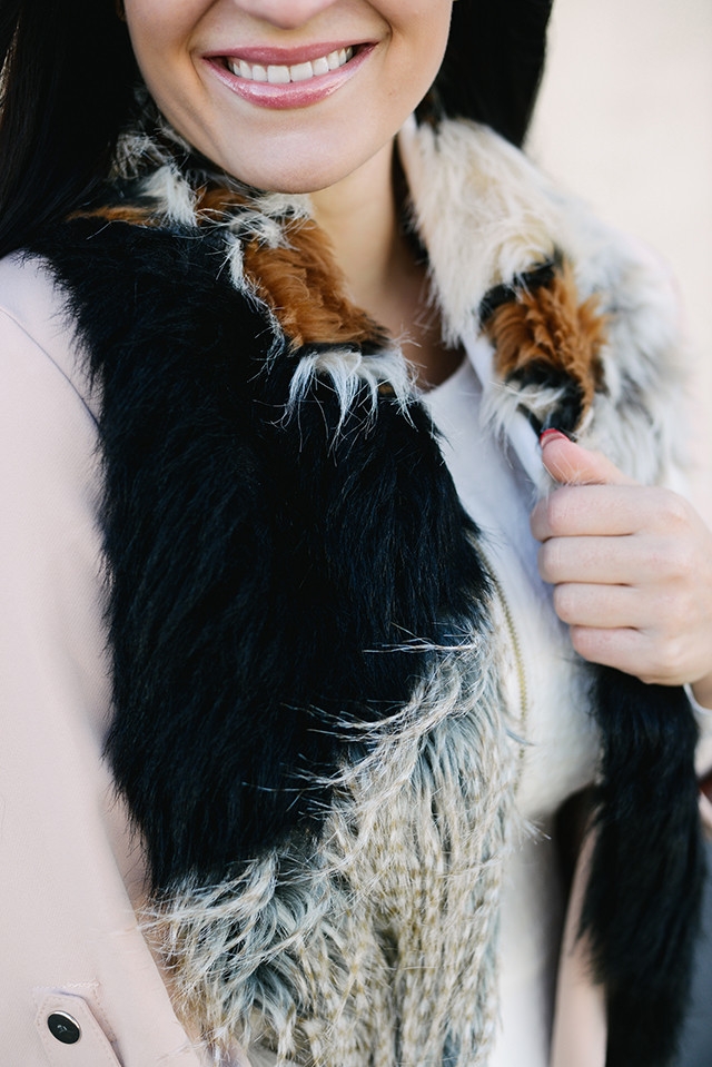 River Island Faux Fur Stole