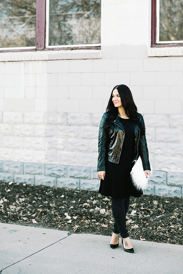 Black Monochromatic Outfit