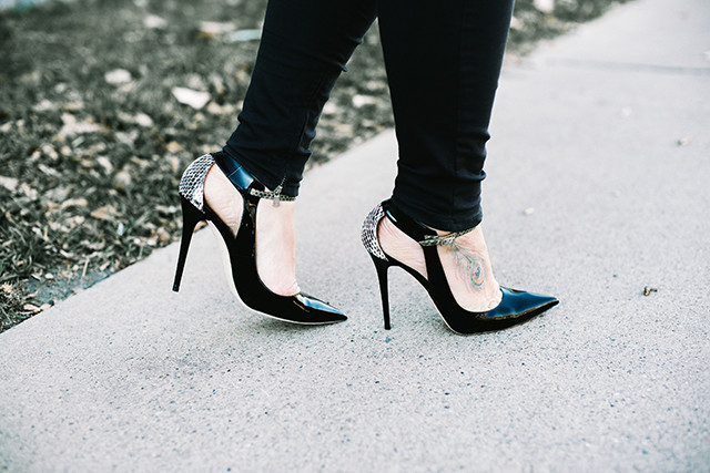 Black Jimmy Choo Heels