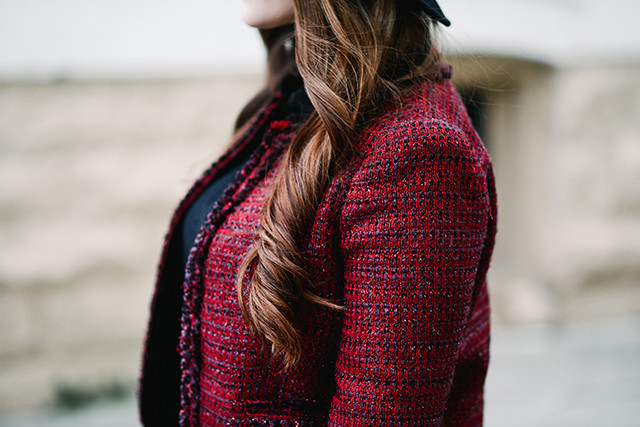 Alice + Olivia Tweed Jacket