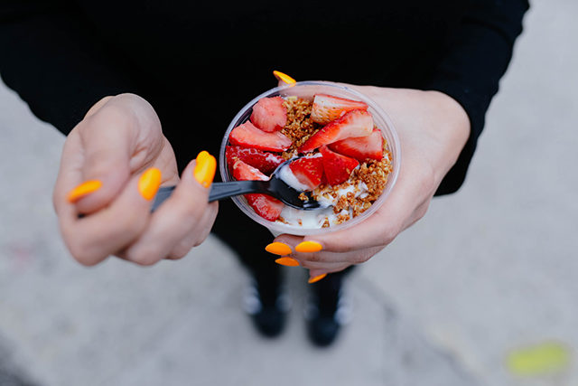 Strawberry Granola Parfait