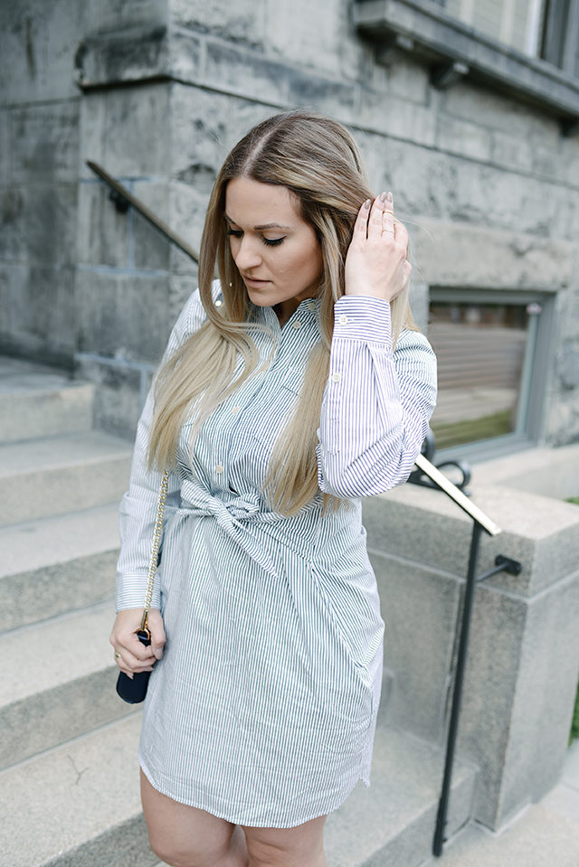 Tie Waist Shirtdress