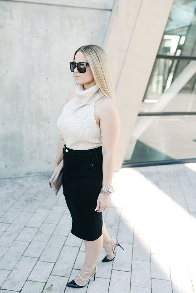 Black and Cream Outfit