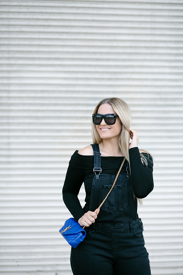 Black Overalls Outfit