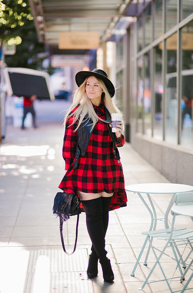 Plaid Dress Fall Outfit