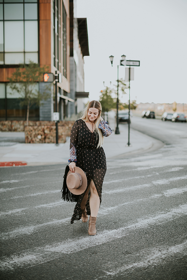 Black Sheer Dress