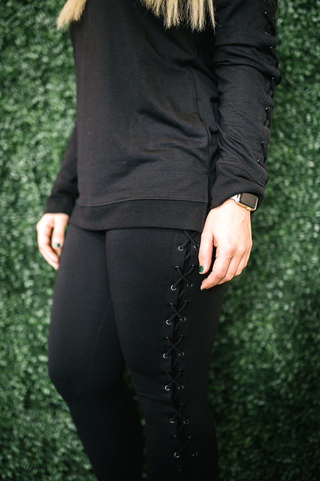 Lace Up Track Suit