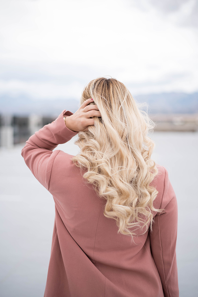 Curly Blonde Hair