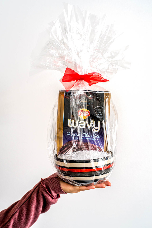 Chocolate Wavy Lays Holiday Gift Basket