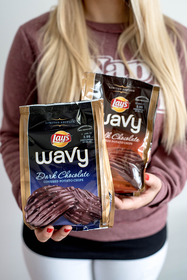 Lays Wavy Chocolate Potato Chips Holiday Gift Basket