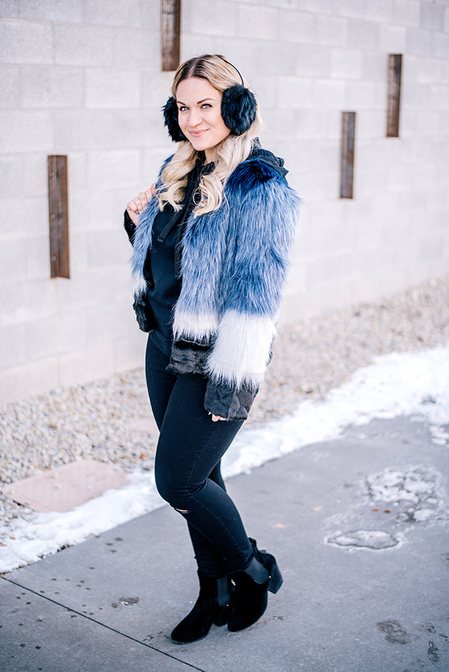 Faux Fur Jacket Outfit