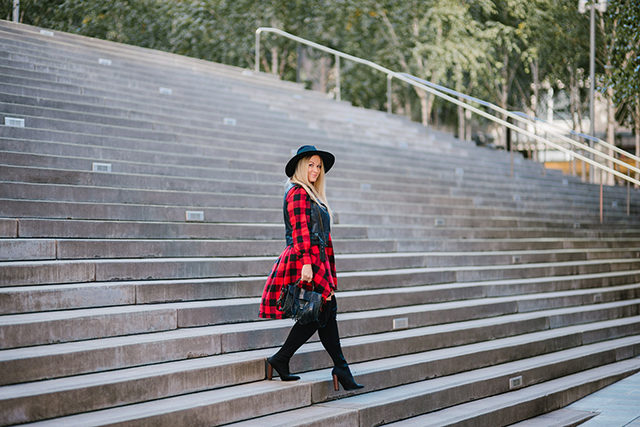 Plaid Flannel Dress