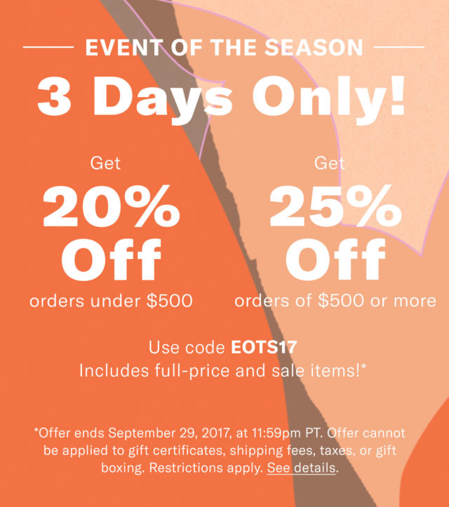 Shopbop Sales Event